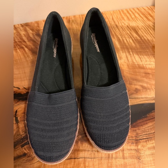 Keds Shoes - Keds Navy Knit Wedge Loafers
